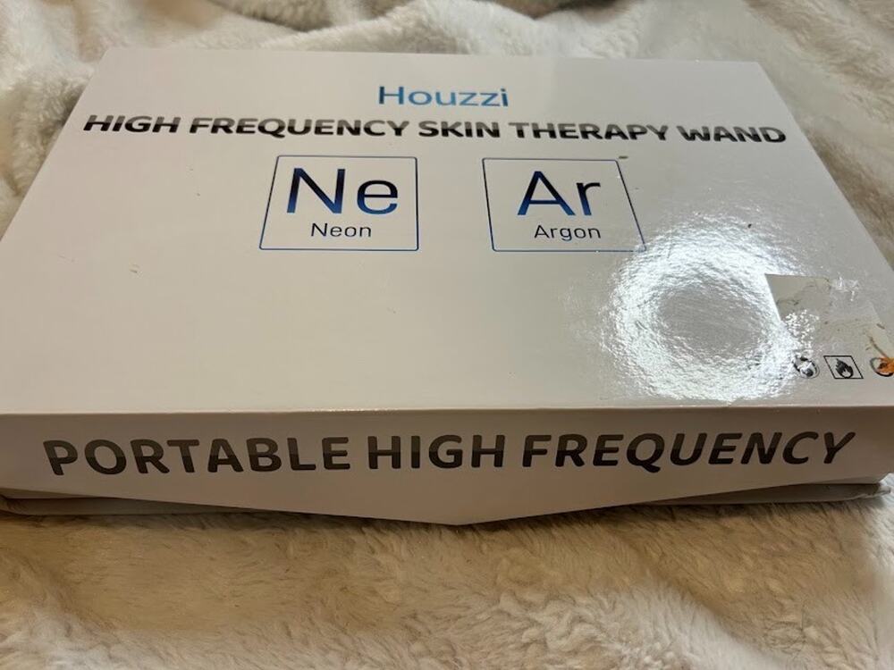 Houzzi High Frequency Skin Therapy Wand Neon and Argon